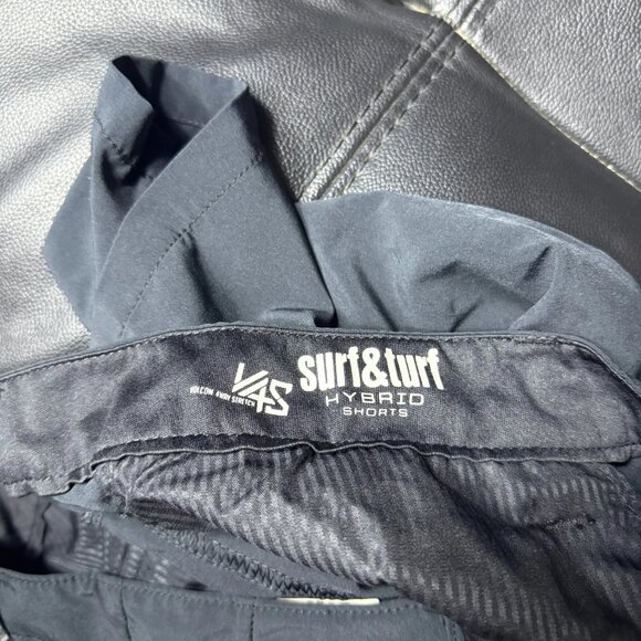 Volcom Men's Surf & Turf Hybrid Shorts Gray Flat Front 4-Way Stretch Size 36 - Picture 12 of 16